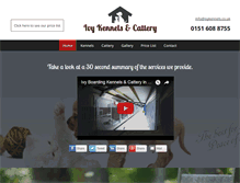 Tablet Screenshot of ivykennels.co.uk